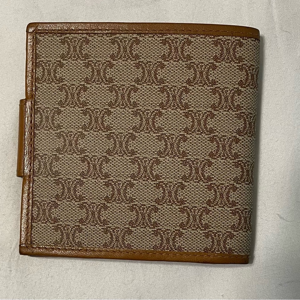 Celine Brown Wallet with Monogram Design - Picture 2 of 16